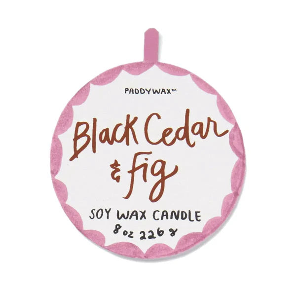 Black Cedar & Fig - 8 oz / 226g Ceramic Candle