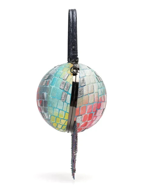 Vendula Kittys Drive In Movie Caturday Night Fever Disco Ball Bag