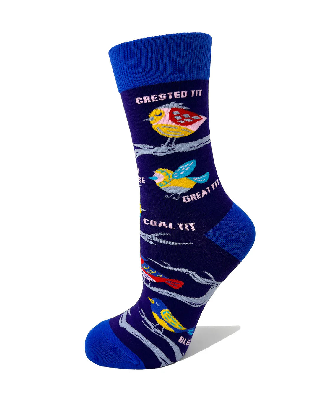 "Nice Tits" Women's Crew Socks Featuring Cute Birds