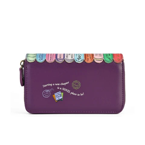 Travelling Library Bookshop Medium Ziparound Wallet