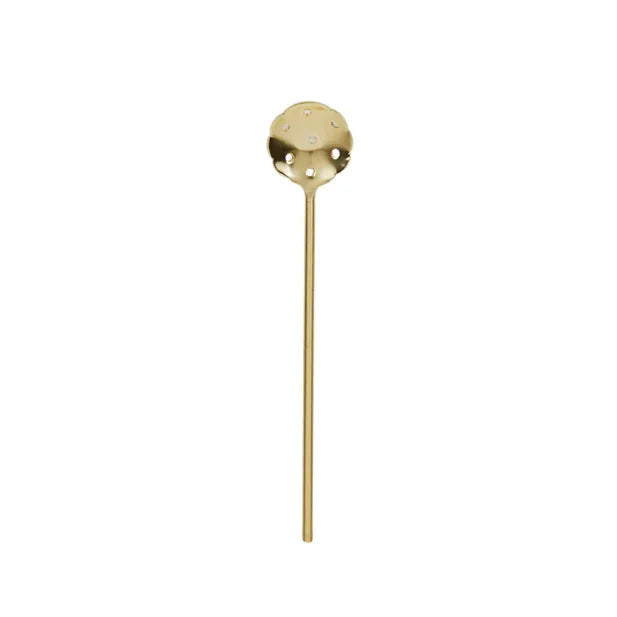 Olive Stainless Steel Spoon - Gold