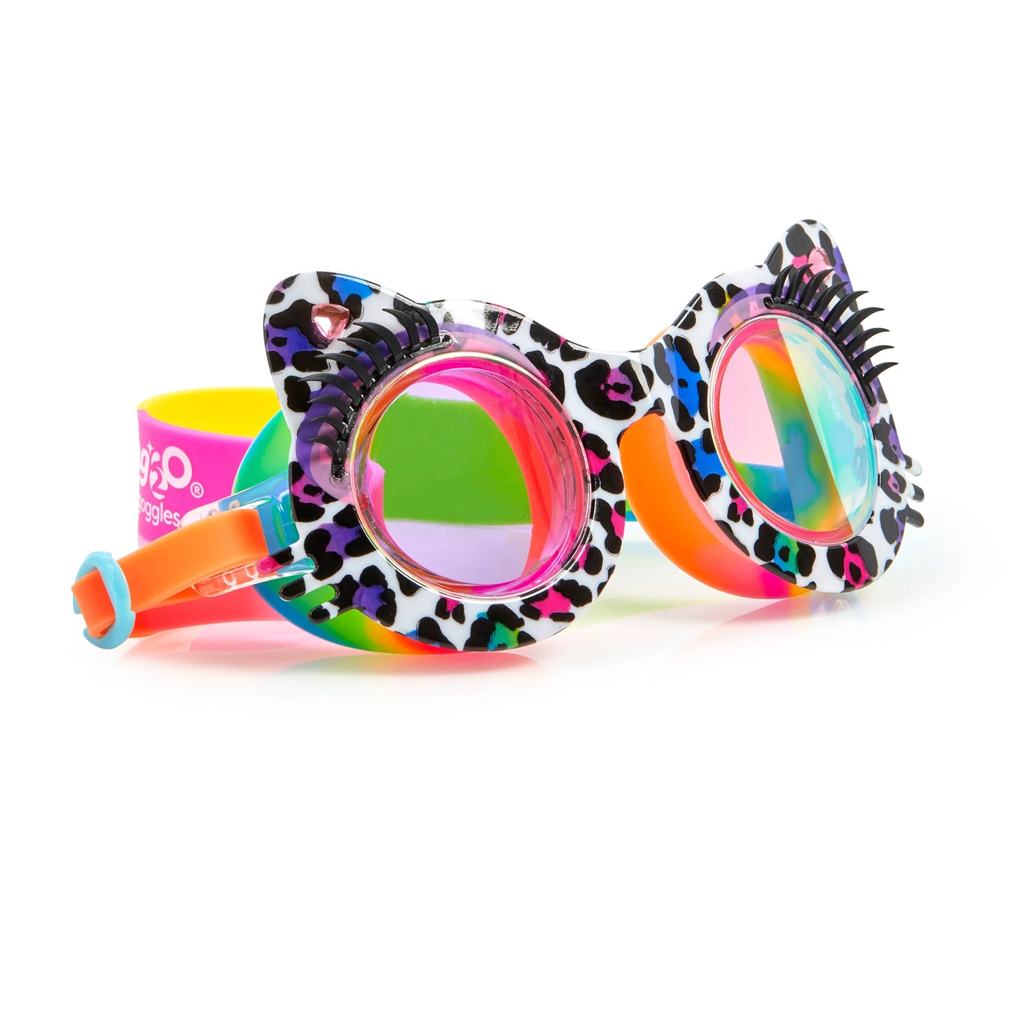 BLING2O Talk to the Paw Midnight Swim Goggles