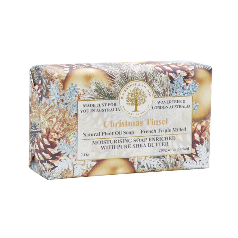Christmas Tinsel Soap Bar 200g