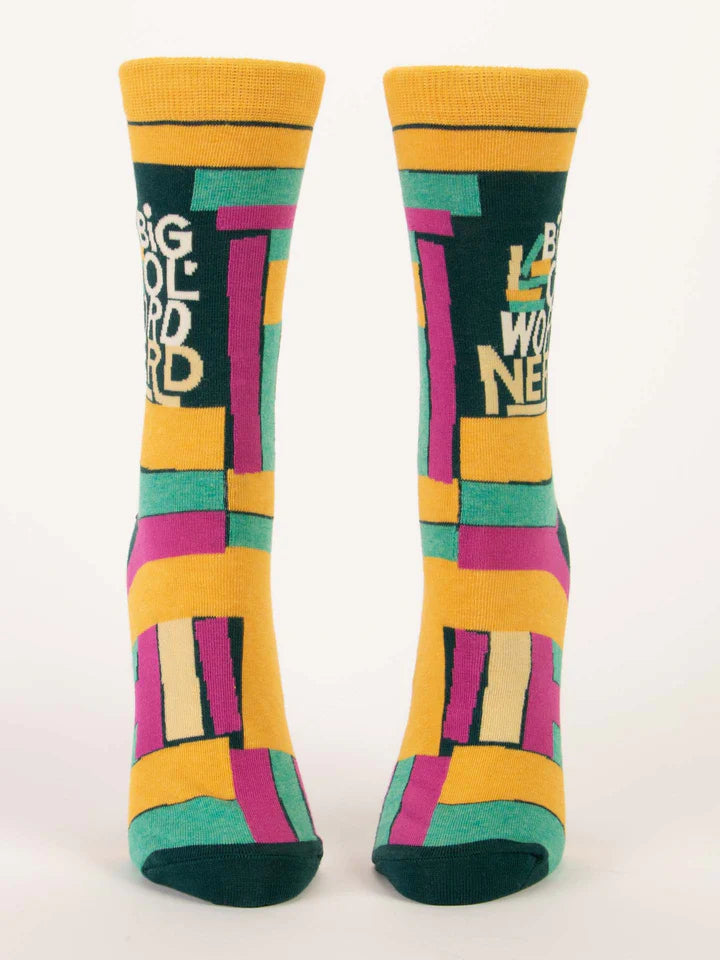 Big Ol' Word Nerd Womens Crew Socks
