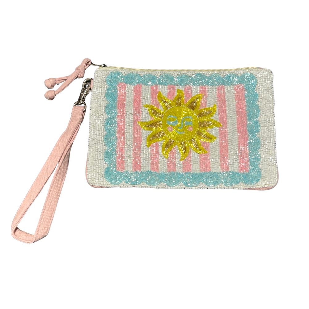 'Sun' Beaded Clutch