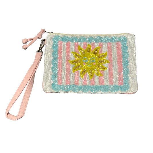 'Sun' Beaded Clutch