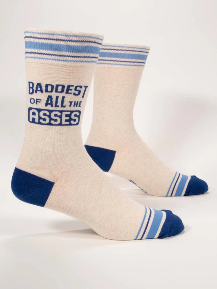Baddest Of All The Asses Mens Crew Socks
