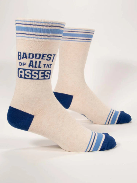 Baddest Of All The Asses Mens Crew Socks