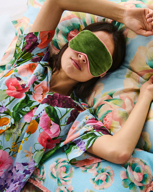 Moss Velvet Eye Mask