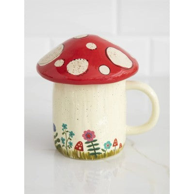 Mushroom Mug with Lid -Grow Your Own Way