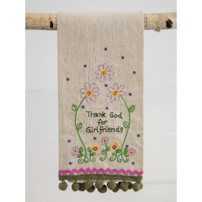 Linen Hand Towel Girlfriends