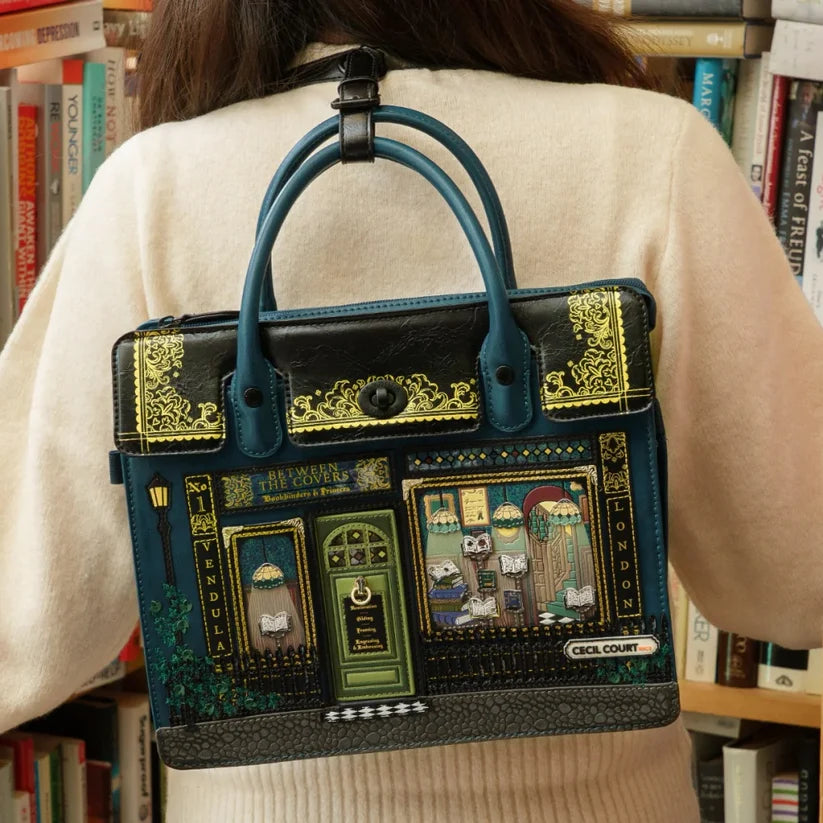 BETWEEN THE COVERS BOOKBINDERS HARRIET BACKPACK