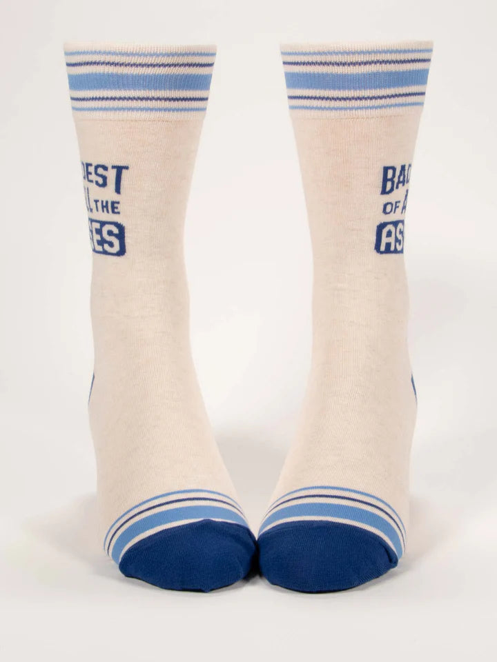 Baddest Of All The Asses Mens Crew Socks
