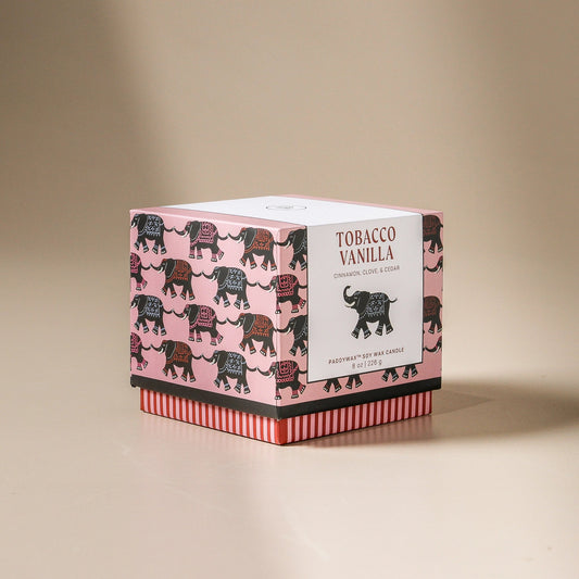Adopo 226g Elephant Candle - Tobacco & Vanilla