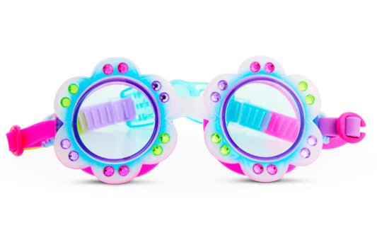 BLING2O Blossom Blue Petals Swim Goggles