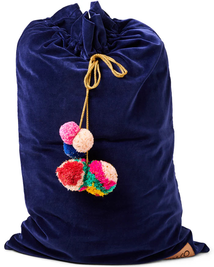Velvet Santa Sacks-4 Colours
