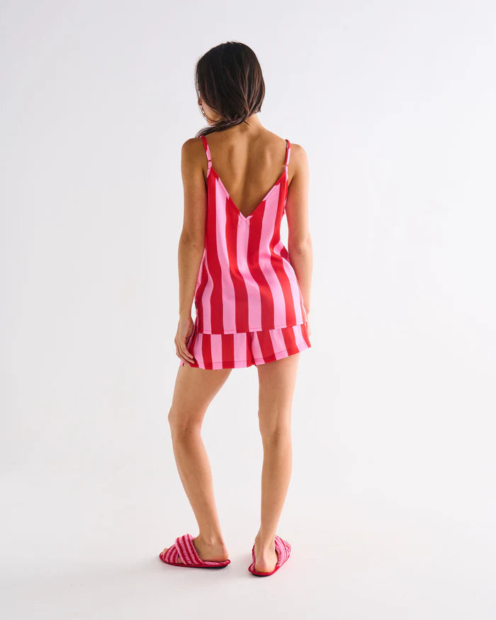 Santa Baby Adult Eco Satin Shorts & Cami Pyjama Set