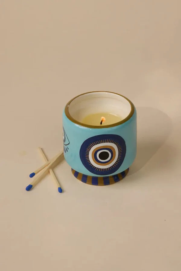 Incense & Smoke - 8 oz / 226g Ceramic Candle