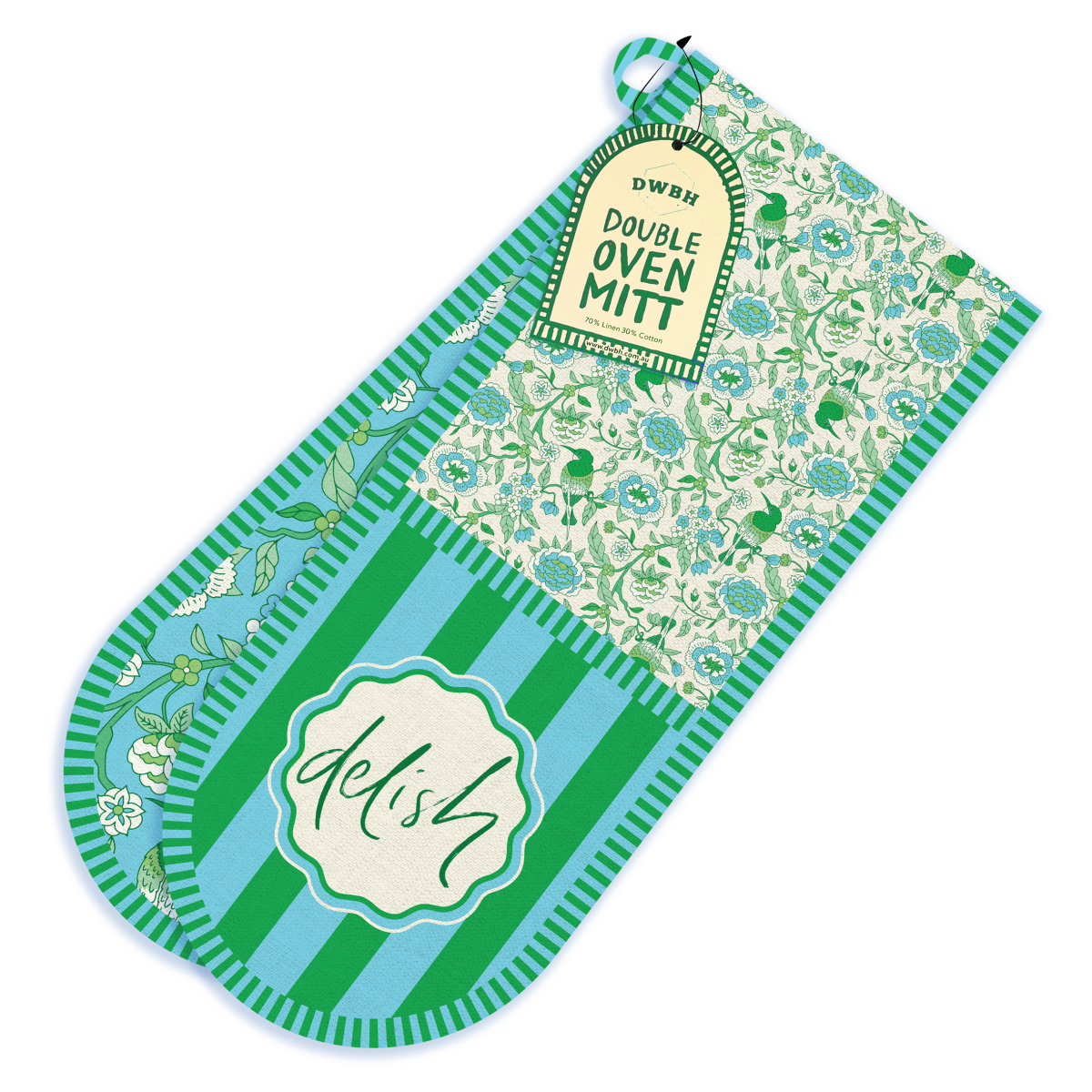 Delish Double Oven Mitt