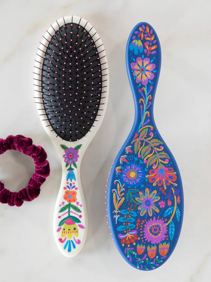 Wet / Dry Detangling Hairbrush - Cream