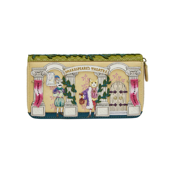Vendula Shakespeare's Theatre - Twelfth Night Large Ziparound Wallet