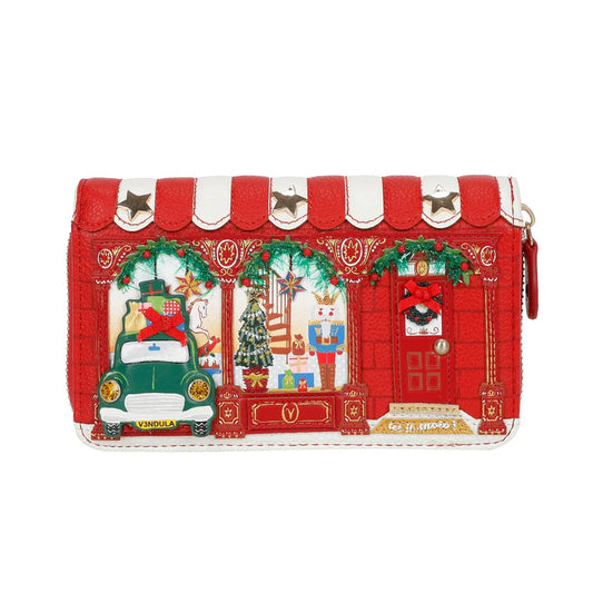 NO.25 MISTLETOE LANE MEDIUM ZIPAROUND WALLET
