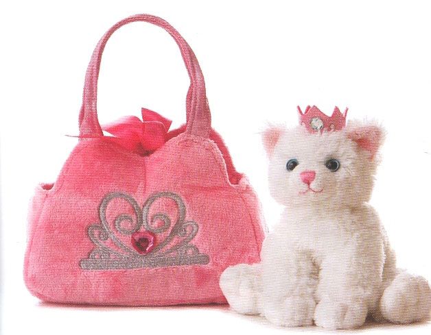 Fancy Pal - Princess Cat in Pink Crown Bag