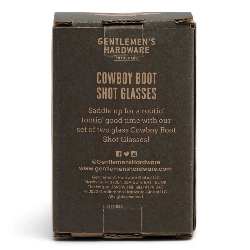 Cowboy Boot Shot Glasses