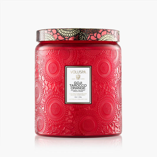 Goji Tarocco Orange Luxe Jar Candle