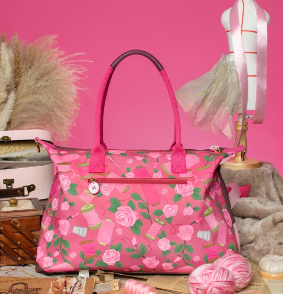 Vendula Pink Ribbon Sewing Box Scrapbook Bonnie Weekender