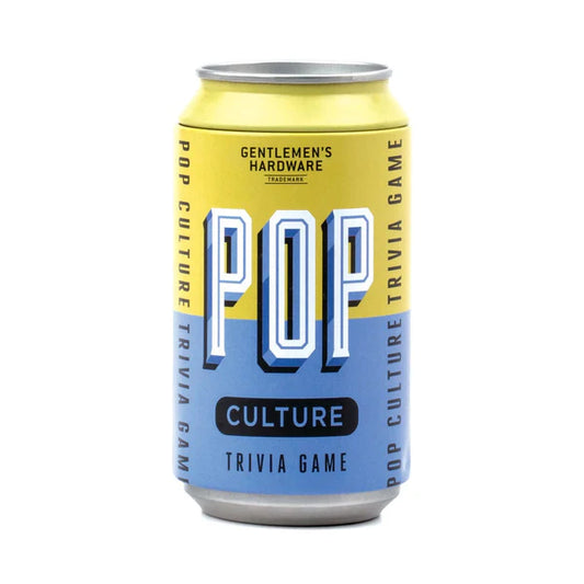Pop Culture Trivia Game in a Can