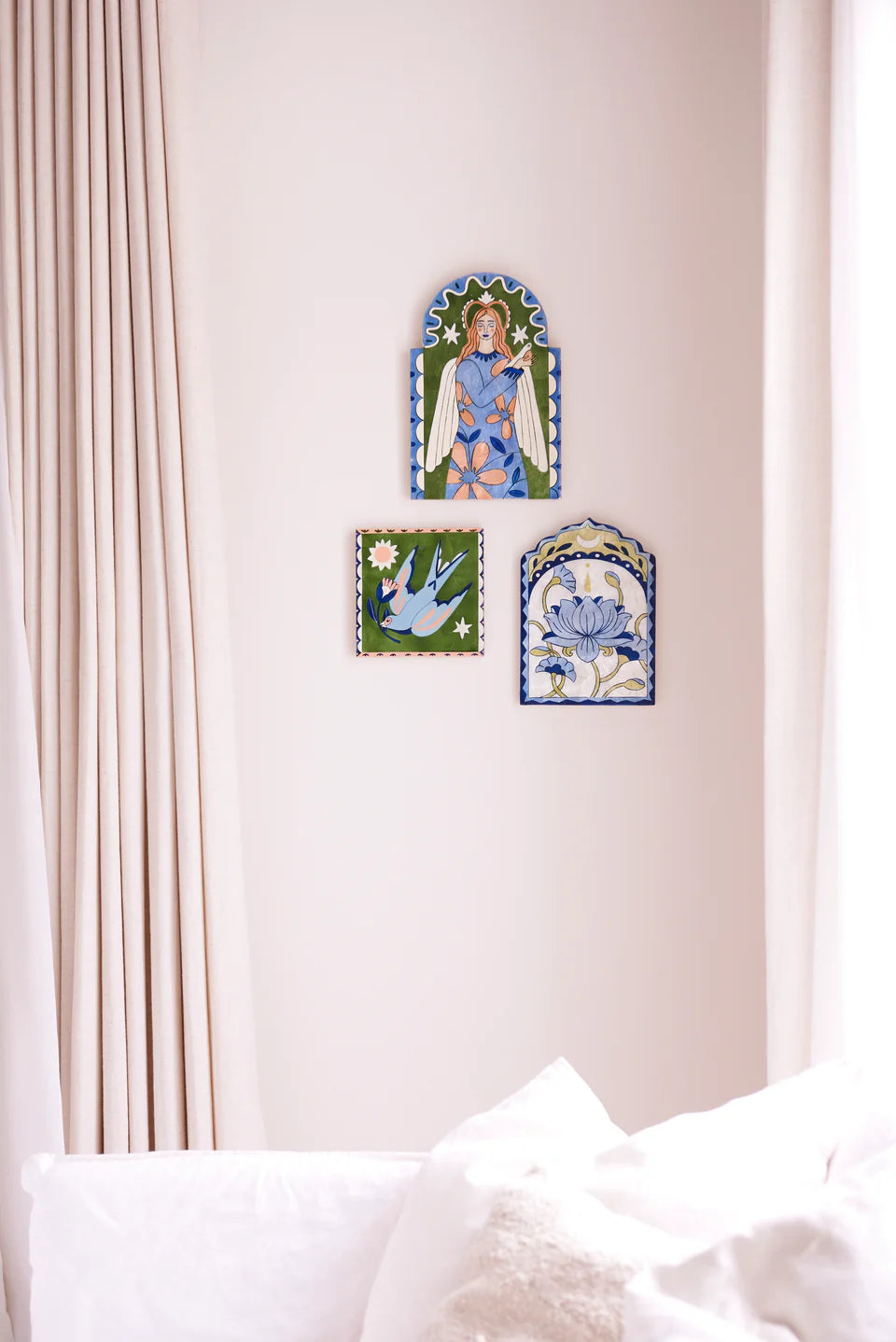 GARDIENNE ANGEL GREEN WALL ART