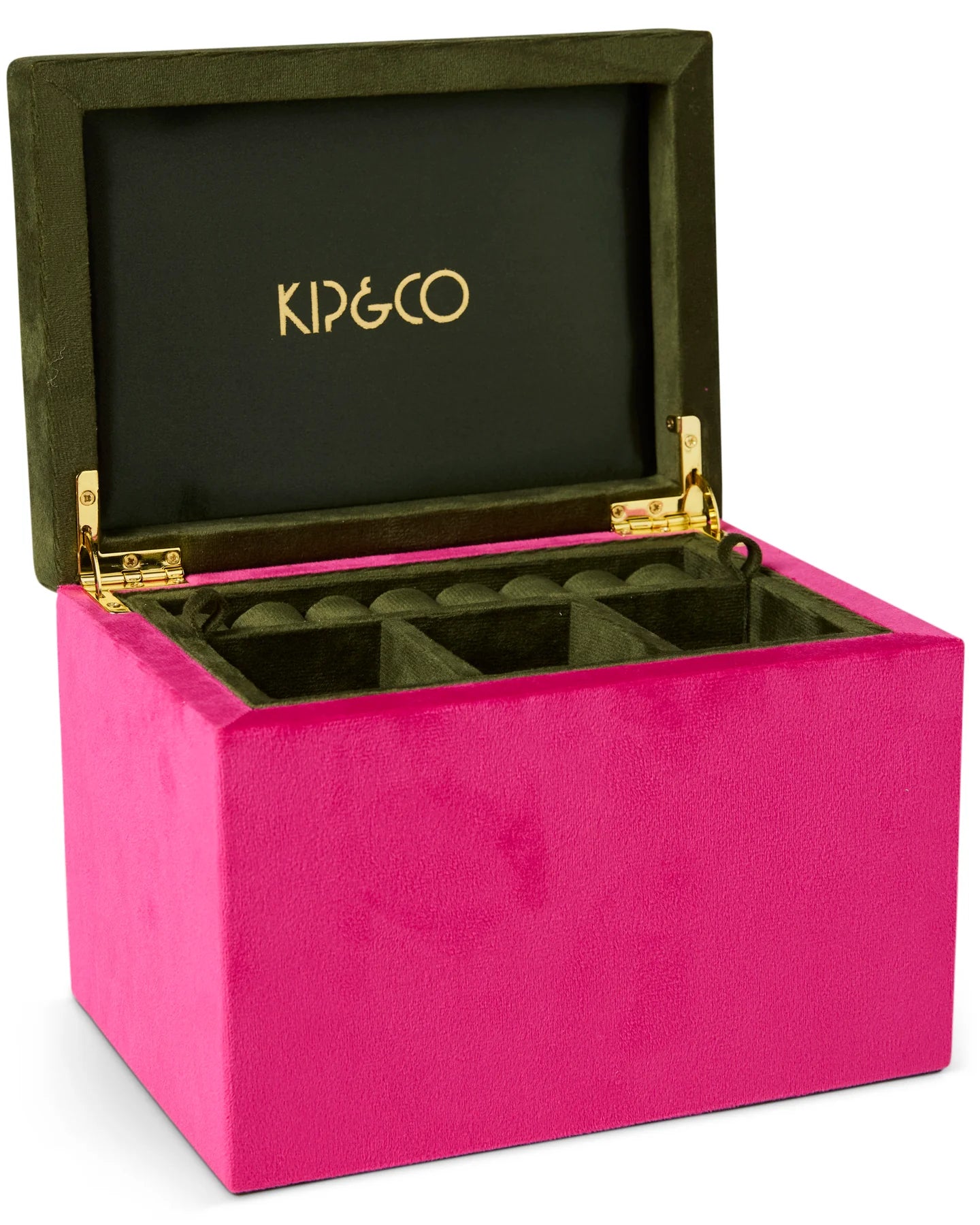 Kip & Co Prickly Pear Velvet Jewellery Box- Large