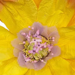 Dancing Paper Flower – Yellow