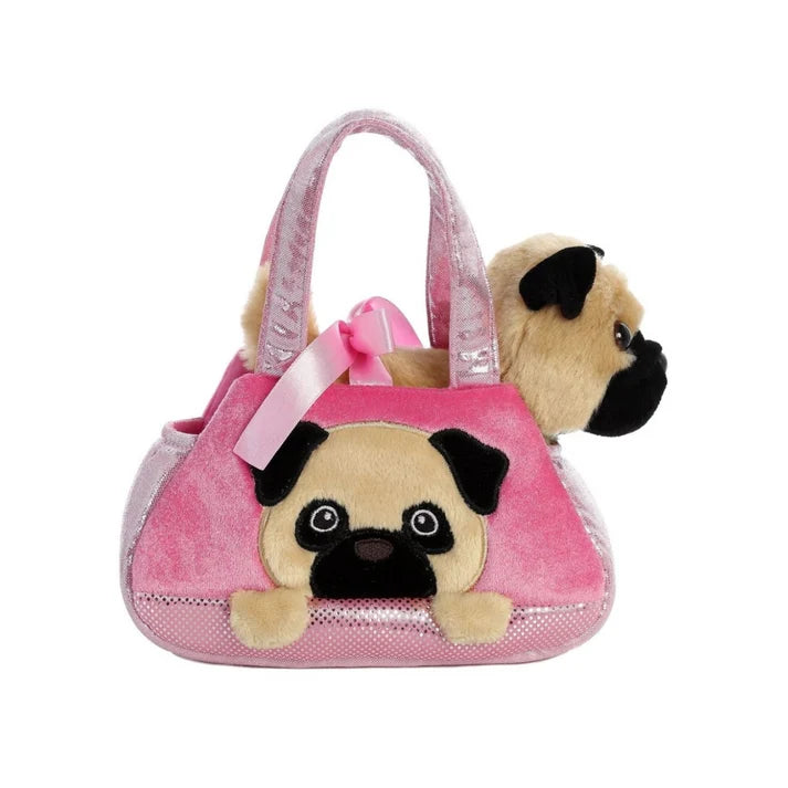 Fancy Pal - Pug in Pink Pug Bag