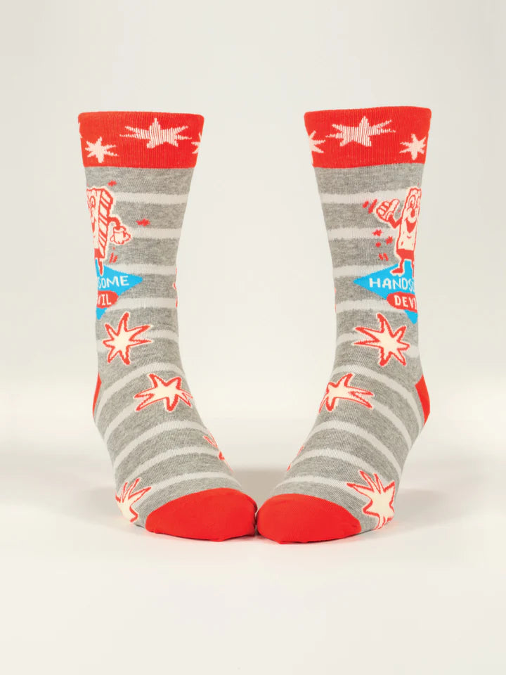 Handsome Devil Mens Crew Socks