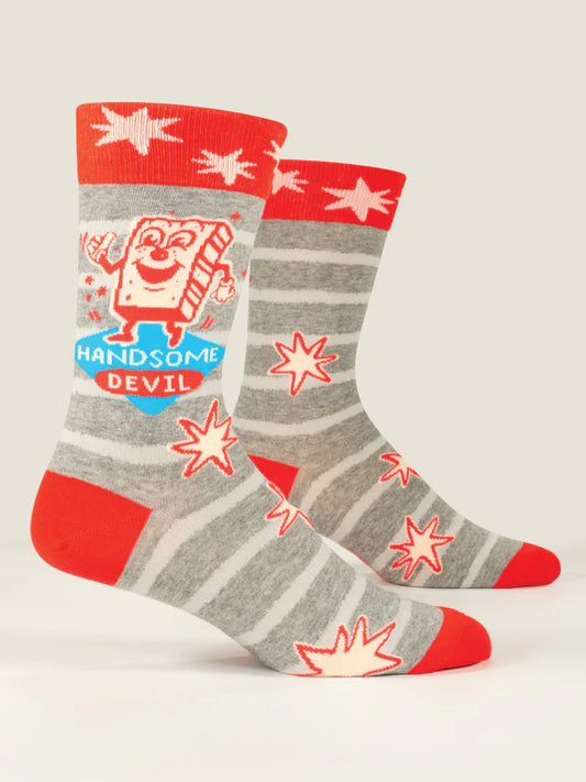 Handsome Devil Mens Crew Socks