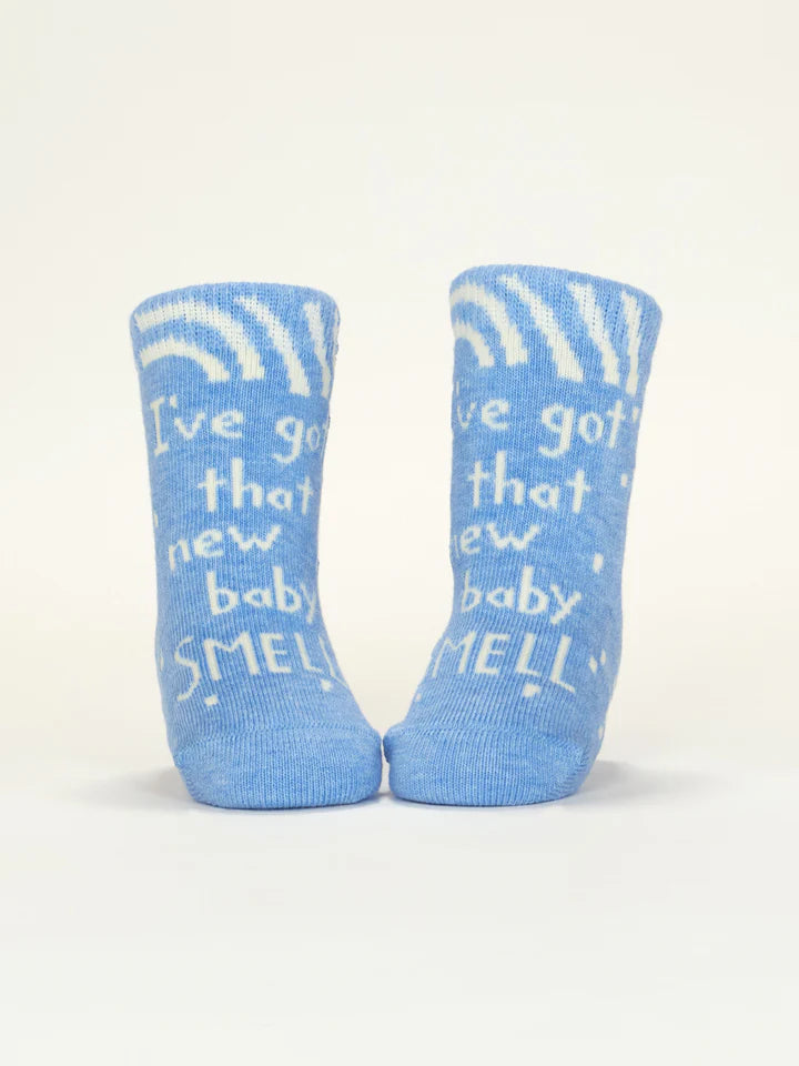 I've Got That New Baby Smell/ Try Not To Fuck Me Up Baby Socks