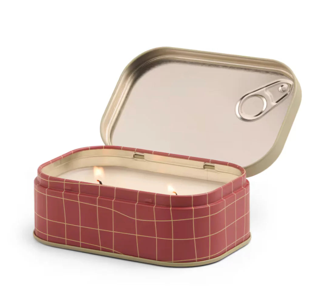 Bistro Printed Tin Candle - Heirloom Tomato