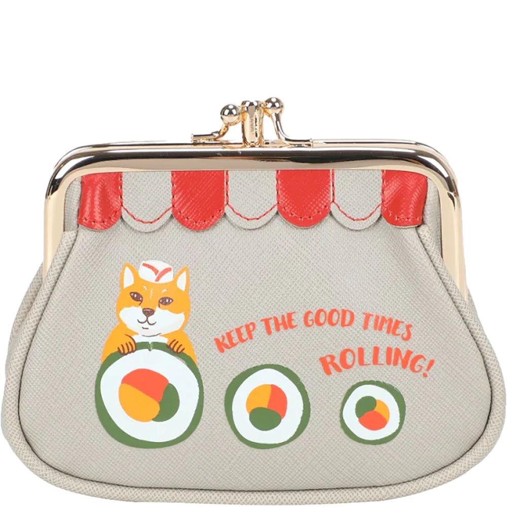 Vendula Sushi – Grey Edition Clipper Coin Purse