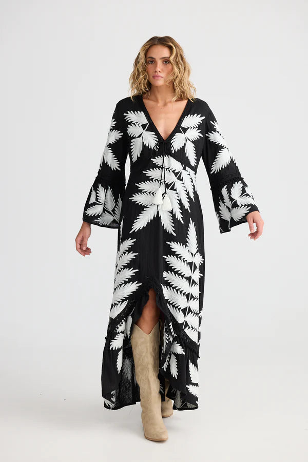 LIVIA MAXI DRESS - BLACK