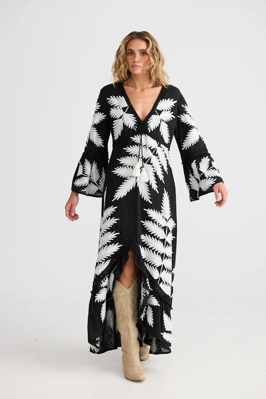 LIVIA MAXI DRESS - BLACK