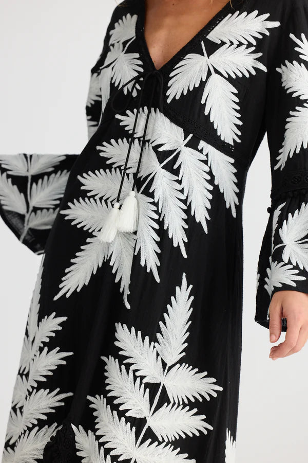 LIVIA MAXI DRESS - BLACK