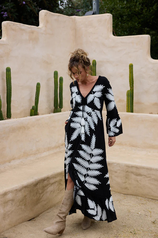 LIVIA MAXI DRESS - BLACK