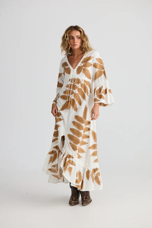 LIVIA MAXI DRESS - WHITE