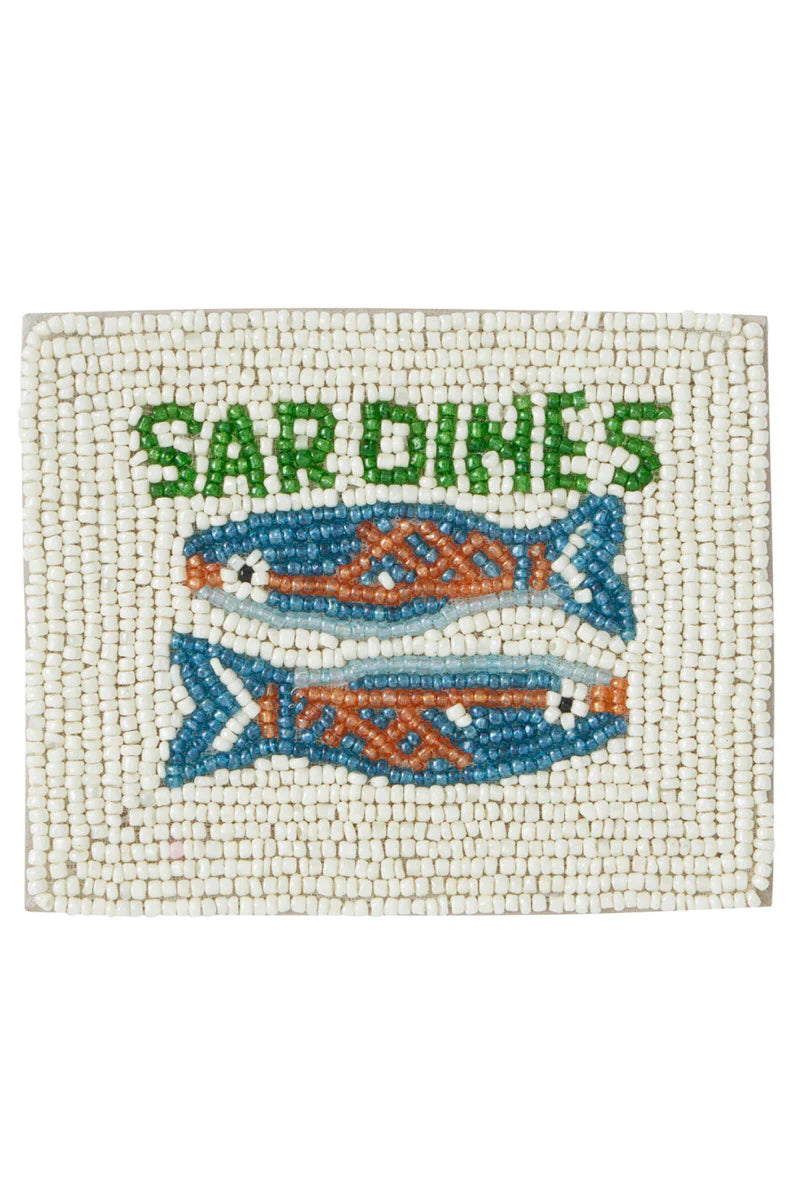Sardines Beaded Coasters