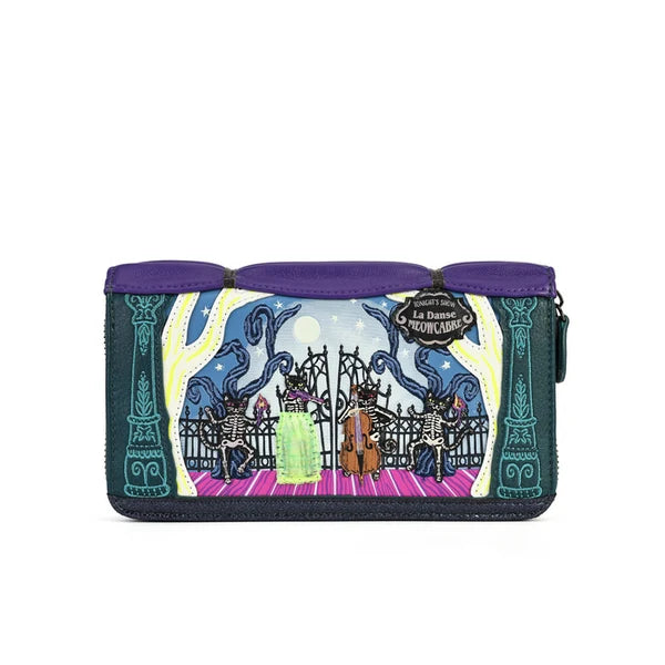 Haunted Theatre Large Ziparound Wallet