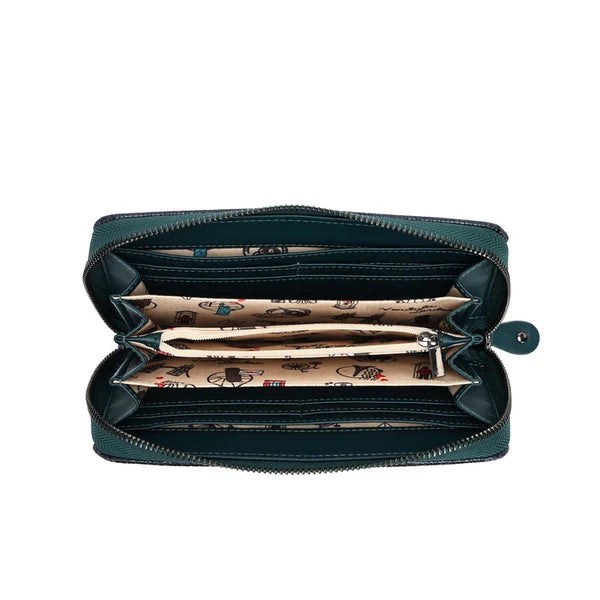 Haunted Theatre Large Ziparound Wallet