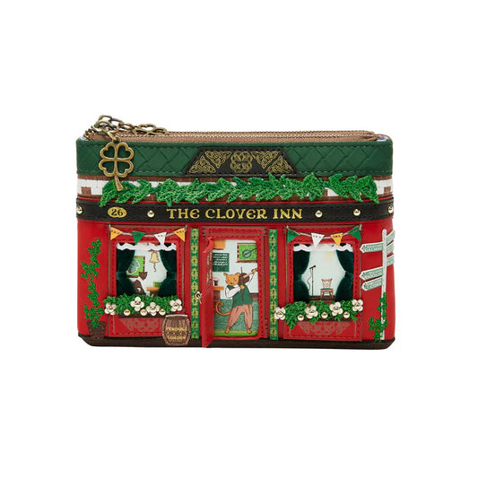 Vendula Clover Inn Double Zipper Coin Purse