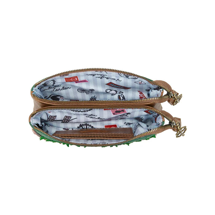 Vendula Clover Inn Double Zipper Coin Purse
